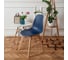 Стул пластиковый DERSTUHL Grand Wood Eames, темно-синий DSL010.017 7