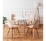 Комплект стульев пластиковых DERSTUHL 4 шт Grand Wood Eames, теплый бежевый, DSL010.014.4 2