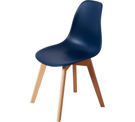 Стул DERSTUHL Grand Wood Eames темно-синий, комплект 4 шт DSL010.017.4