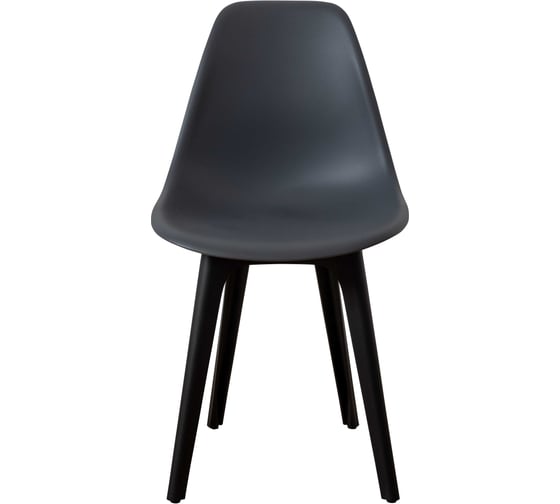 Стул пластиковый DERSTUHL Plast Eames, темно-серый DSL044.003