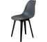 Комплект стульев пластиковых DERSTUHL 4 шт Plast Eames, темно-серый, DSL044.003.4 3