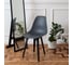 Комплект стульев пластиковых DERSTUHL 4 шт Plast Eames, темно-серый, DSL044.003.4 9