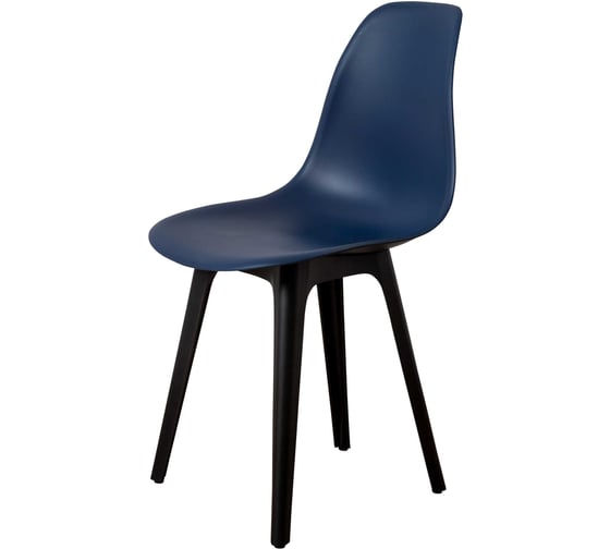 Комплект стульев пластиковых DERSTUHL 2 шт Plast Eames, темно-синий, DSL044.017.2