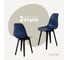 Комплект стульев пластиковых DERSTUHL 2 шт Plast Eames, темно-синий, DSL044.017.2 1