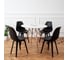 Комплект стульев пластиковых DERSTUHL 4 шт Plast Eames, черный, DSL044.010.4 2