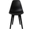 Комплект стульев пластиковых DERSTUHL 4 шт Plast Eames, черный, DSL044.010.4 5