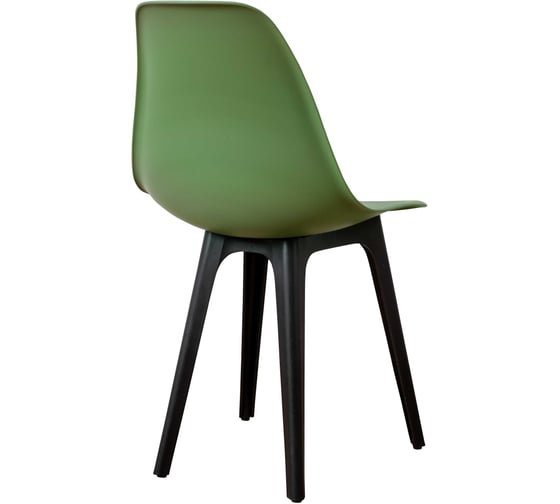 Комплект стульев пластиковых DERSTUHL 2 шт Plast Eames, темно-зеленый, DSL044.016.2