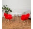Комплект стульев пластиковых DERSTUHL 2 шт Wood Eames, красный, DSL04.006.2 4
