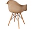 Комплект стульев пластиковых DERSTUHL 2 шт Wood Eames, темно-бежевый, DSL04.013.2 6