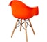 Стул-кресло из пластика DERSTUHL Wood Eames, оранжевый DSL04.005 6