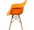 Стул-кресло из пластика DERSTUHL Wood Eames, желтый DSL04.004 5