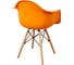 Стул-кресло из пластика DERSTUHL Wood Eames, желтый DSL04.004 6