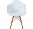 Комплект стульев пластиковых DERSTUHL 2 шт Wood Eames, белый, DSL04.001.2 4