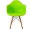Комплект стульев пластиковых DERSTUHL 2 шт Wood Eames, салатовый, DSL04.012.2 4