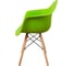 Комплект стульев пластиковых DERSTUHL 2 шт Wood Eames, салатовый, DSL04.012.2 5