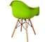 Комплект стульев пластиковых DERSTUHL 2 шт Wood Eames, салатовый, DSL04.012.2 6