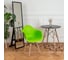 Комплект стульев пластиковых DERSTUHL 2 шт Wood Eames, салатовый, DSL04.012.2 7