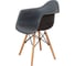 Комплект стульев пластиковых DERSTUHL 2 шт Wood Eames, темно-серый, DSL04.003.2 3