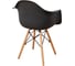 Комплект стульев пластиковых DERSTUHL 2 шт Wood Eames, темно-серый, DSL04.003.2 5
