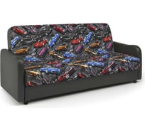 Диван-книжка Шарм Лига М Машинки и экокожа шоколад 903021048