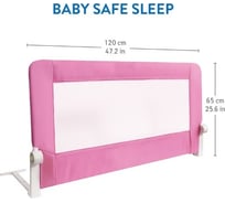 Складной бортик Tatkraft GUARD на кровать, розовый 20689