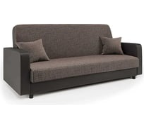 Диван-книжка Шарм Мелодия 140 Корфу коричневый и экокожа шоколад 33070601