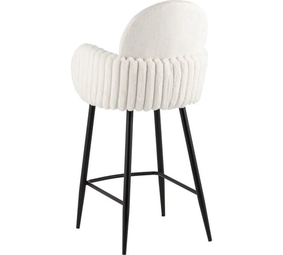 Стул полубарный Стул Груп Wave Stripes, букле белый VB006-2 0917-0006/Fl-100 seat