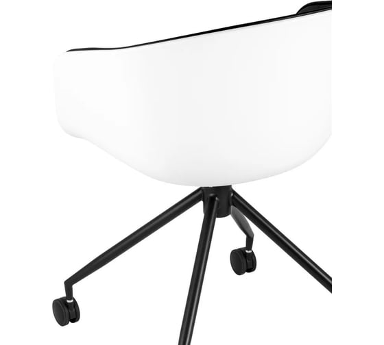 Кресло компьютерное Стул Груп LIBRA, пластик белый, экокожа черная NL SL-7040ZB whitePP/black PU