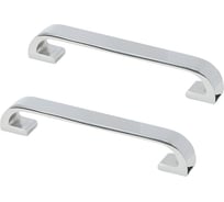 Комплект из 2 шт. Kerron ручка-скоба,160 мм, хром, S-4100-160 SET2(S-4100-160)