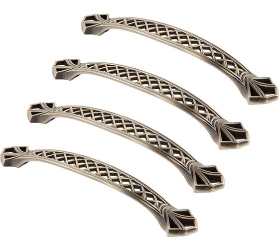 Комплект из 4 шт. Kerron ручка-скоба, 128 мм, бронза, RS-041-128 BA SET4(RS-041-128 BA) 1