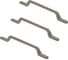 Комплект из 3 шт. ручка-скоба Kerron, 128 мм, графит, S-2430-128 GF SET3(S-2430-128 GF) 1