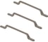Комплект из 3 шт. ручка-скоба Kerron, 160 мм, графит, S-2430-160 GF SET3(S-2430-160 GF) 1