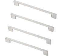 Комплект из 4 шт. Kerron ручка-рейлинг, 192 мм, R-3030-192 SC, матовый хром SET4(R-3030-192 SC)