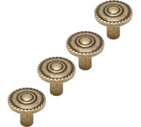 Комплект из 4 шт. Kerron ручка-кнопка RK-071 OAB, оксидированная бронза SET4(RK-071 OAB)