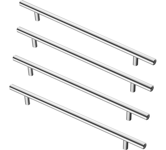 Комплект из 4 шт. Kerron ручка-рейлинг Ø12 мм, R-3020-320, хром SET4(R-3020-320) 1