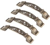 Комплект из 4 шт. Kerron ручка-скоба 96 мм RS-060-96 OAB, оксидированная бронза SET4(RS-060-96 OAB)