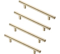 Комплект из 4 шт. Kerron ручка-рейлинг Ø12 мм, 128 мм, античная бронза, R-3020-128 AB SET4(R-3020-128 AB)