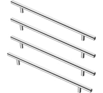 Комплект из 4 шт. Kerron ручка-рейлинг Ø12 мм, R-3020-256, хром SET4(R-3020-256)