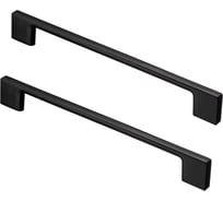 Комплект из 2 шт. Kerron ручка-рейлинг, 192 мм, матовый черный, R-3031-192 BL SET2(R-3031-192 BL)