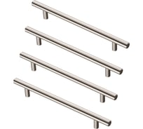 Комплект из 4 шт. Kerron ручка-рейлинг Ø12 мм, R-3020-192 ST, сталь SET4(R-3020-192 ST)