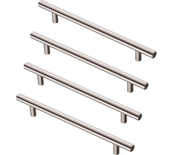 Комплект из 4 шт. Kerron ручка-рейлинг Ø12 мм, R-3020-192 ST, сталь SET4(R-3020-192 ST) 1