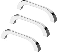 Комплект из 3 шт. Kerron ручка-скоба 96 мм S-2550-96, хром SET3(S-2550-96)