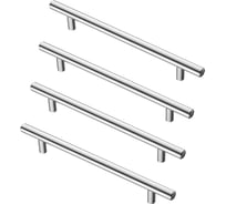 Комплект из 4 шт. Kerron ручка-рейлинг Ø12 мм, R-3020-192, хром SET4(R-3020-192)