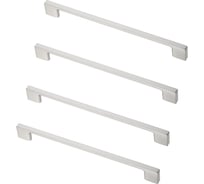 Комплект из 4 шт. Kerron ручка-рейлинг, 224 мм, R-3030-224 SC, матовый хром SET4(R-3030-224 SC)