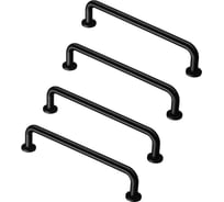 Комплект из 4 шт. Kerron ручка-скоба, 128 мм, матовый черный, S-2380-128 BL SET4(S-2380-128 BL)