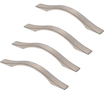 Комплект из 4 шт. Kerron ручка-скоба, 128 мм, сталь, S-2420-128 ST SET4(S-2420-128 ST)