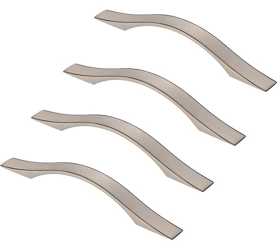 Комплект из 4 шт. Kerron ручка-скоба, 128 мм, сталь, S-2420-128 ST SET4(S-2420-128 ST) 1