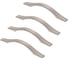 Комплект из 4 шт. Kerron ручка-скоба, 128 мм, сталь, S-2420-128 ST SET4(S-2420-128 ST) 1