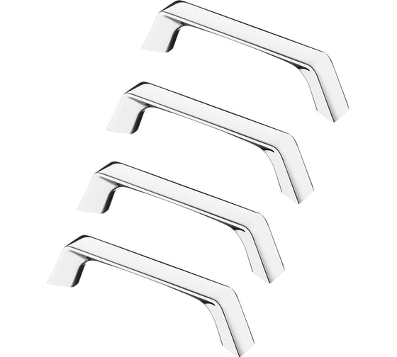 Комплект из 4 шт. Kerron ручка-скоба, 96 мм, S-2460-96, хром SET4(S-2460-96) 1