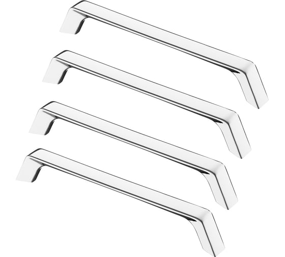 Комплект из 4 шт. Kerron ручка-скоба, 160 мм, S-2460-160, хром SET4(S-2460-160) 1